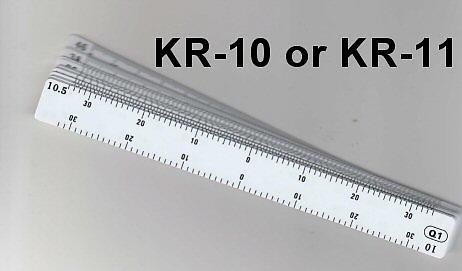 KR-10 or KR-11 Original Stitch Scale Rulers