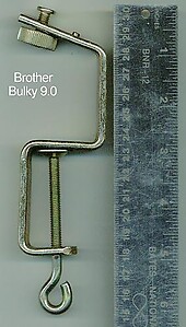 Brother Bulky Gauge Ribber Clamp