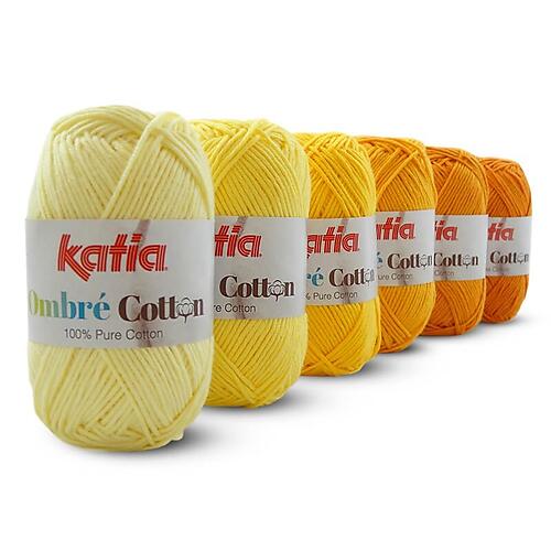 Katia Hombre Cotton DK Kit Yellow