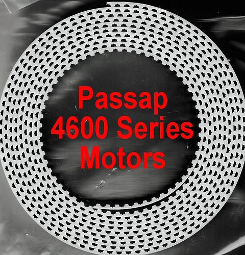 Passap 4600 series motor toothed belt (long)