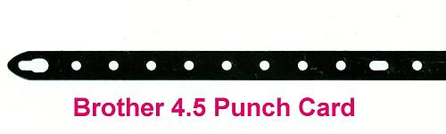 Brother Standard Punch Card Timing Belt 4.5